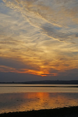 Himmel, Sonnenuntergang, Meer