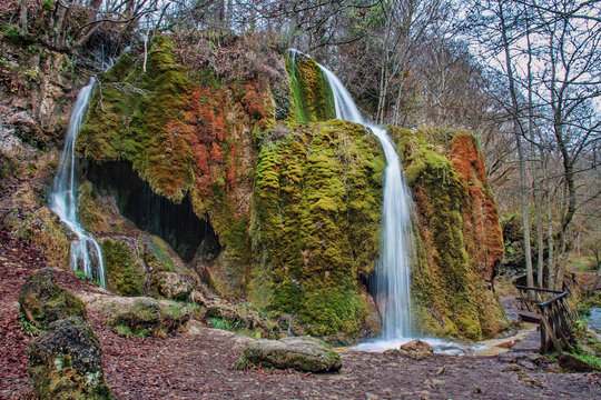 Wasserfall in der Eifel, Deutschland