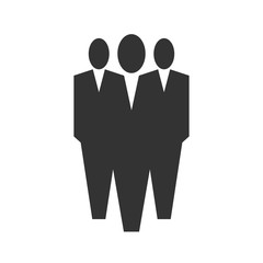 Office people icon,three men wearing a suits.