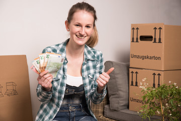 Geld gespart beim Umzug