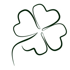 Clover illustration. Vector