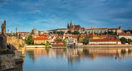 Fototapeta premium Prague in dusk