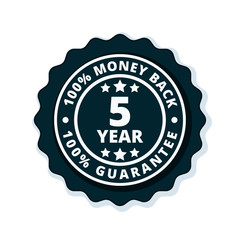 5 year money back guarantee