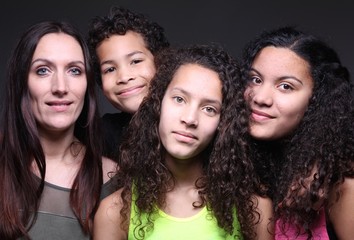 Fototapeta premium Happy family