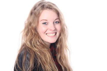 Naklejka premium Young woman