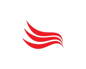 Falcon Wing Logo Template