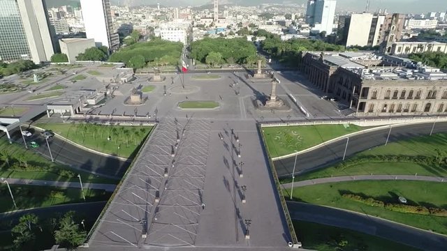 Aerial shots of Monterrey Mexico 