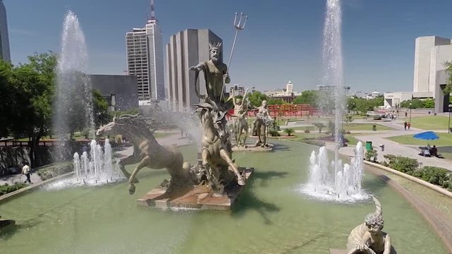 Aerial shots of Monterrey Mexico 