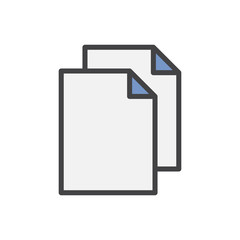 Illustration of document icon