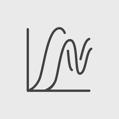 Illustration of data analysis graph