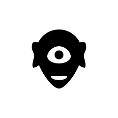 Obraz premium monster icon. Element of horror stories elements illustration. Premium quality graphic design icon. Signs and symbols collection icon for websites, web design, mobile app