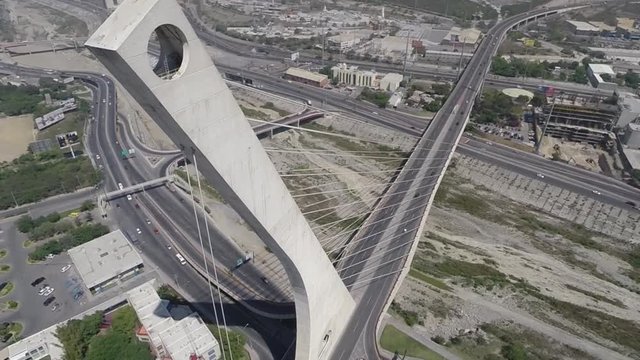 Aerial shots of Monterrey Mexico