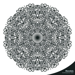Mandala Contemporary Style Decorative Elements