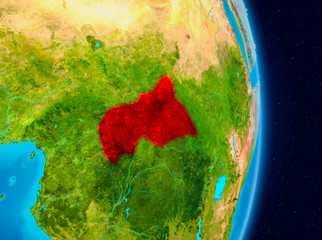 Central Africa from space
