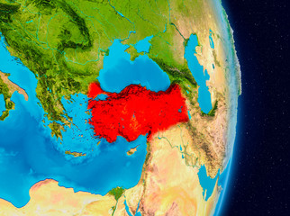 Turkey from space