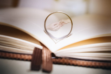 The ring in the ring is holding hands.