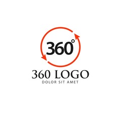 360 Logo Vector Template Design