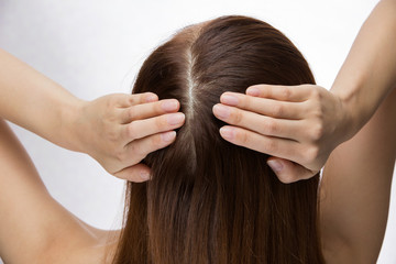 Fototapeta premium 頭皮ケア