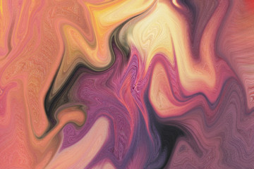 Abstract mix paint color creative wave liquid and splash marble art background