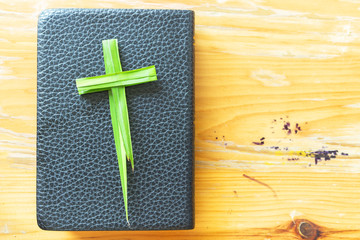 Palm sunday concept: Palm Branches background