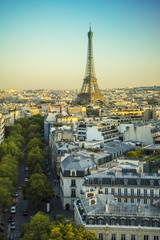 Eiffel tower in Paris, France