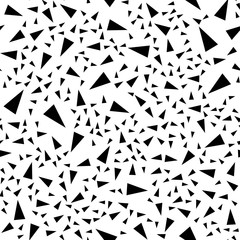 Geometric seamless pattern of triangles. Abstract repeating background. Vector illustration