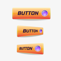 Button Web Elements Vector
