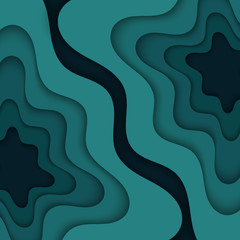 Abstract blue wavy background. Background with waves. 