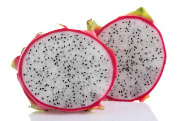 dragon fruit isolated on white background