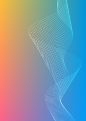 soft rainbow gradient background for page brochure17