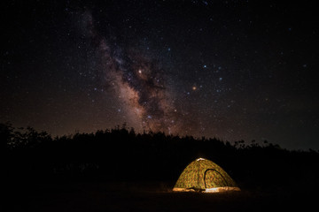 Milky Way on Mountain