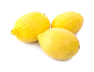 lemon isolated on white background with clipping path