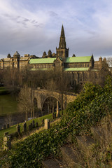 Obraz premium Glasgow Cathedral and University
