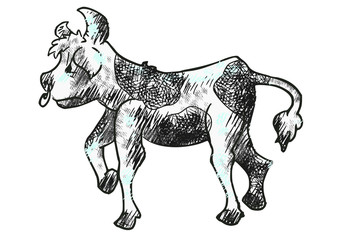 Stier of koe vector illustratie