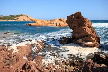Photo sur Plexiglas Cala Pregonda, île de Minorque, Espagne Cala Pregonda - île de Minorque (Baléares)