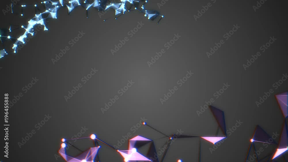 Poster digital movement. bands of organic structures. glowing elements. design for text. the junction of mo