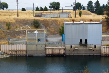 Industrial Building on the river