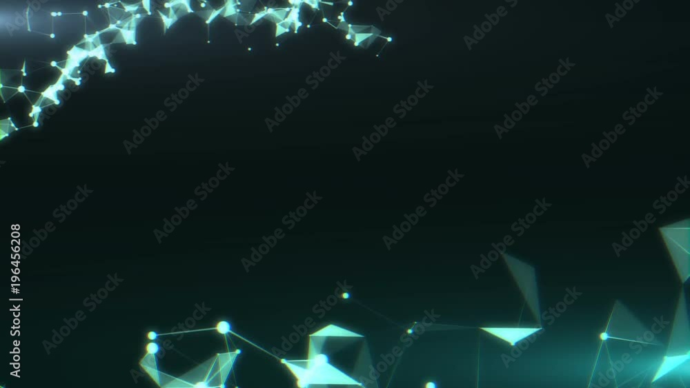 Poster digital movement. bands of organic structures. glowing elements. design for text. the junction of mo