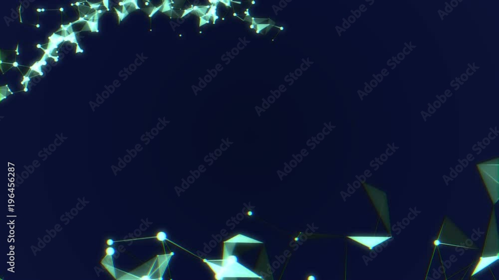 Poster digital movement. bands of organic structures. glowing elements. design for text. the junction of mo