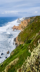 Cabo da Roca (Cape Roca), Portugal, the westernmost point of mainland Europe. Atlantic Ocean.
