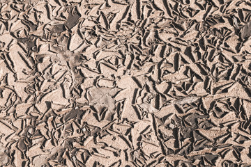 Dry soil caused by drought background,.Crisis of water shortage.