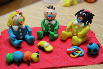  play dough concept. activities for children. children play game.