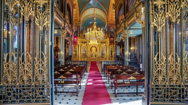 Bulgarian St. Stephen Church (Iron Church) in Golden Horn, Istanbul, Turkey