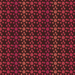 Brown and pink abstract flowers background