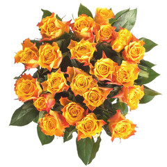 Bouquet of yellow  roses