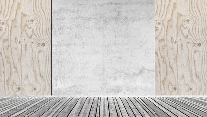 Raum mit Sichtbeton Wand