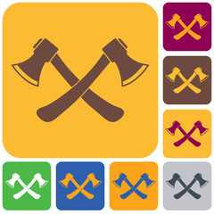 The ax icon. Axe symbol