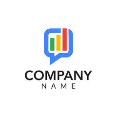 Digital marketing vector logo icon illustration
