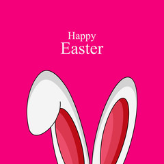 illustration of elements of Easter background