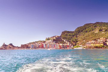 Picturesque views of Portovenere. Liguria, La Spezia, Italy